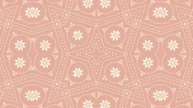 Kaleydoskop sorunsuz döngü sıra mandala desenler çok renkli hareketli grafik arka plan soyut. Yoga için ideal, kulüpleri, gösterir