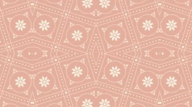 Kaleydoskop sorunsuz döngü sıra mandala desenler çok renkli hareketli grafik arka plan soyut. Yoga için ideal, kulüpleri, gösterir