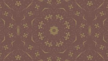 Kaleydoskop sorunsuz döngü sıra mandala desenler çok renkli hareketli grafik arka plan soyut. Yoga için ideal, kulüpleri, gösterir