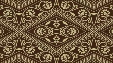 Kaleydoskop sorunsuz döngü sıra mandala desenler çok renkli hareketli grafik arka plan soyut. Yoga için ideal, kulüpleri, gösterir