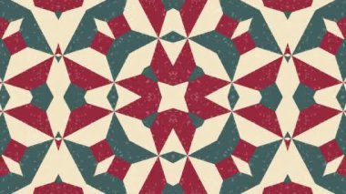 Kaleydoskop sorunsuz döngü sıra mandala desenler çok renkli hareketli grafik arka plan soyut. Yoga için ideal, kulüpleri, gösterir