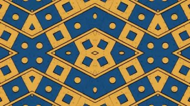 Kaleydoskop sorunsuz döngü sıra mandala desenler çok renkli hareketli grafik arka plan soyut. Yoga için ideal, kulüpleri, gösterir