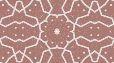 Kaleydoskop sorunsuz döngü sıra mandala desenler çok renkli hareketli grafik arka plan soyut. Yoga için ideal, kulüpleri, gösterir