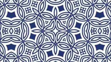 Kaleydoskop sorunsuz döngü sıra mandala desenler çok renkli hareketli grafik arka plan soyut. Yoga için ideal, kulüpleri, gösterir
