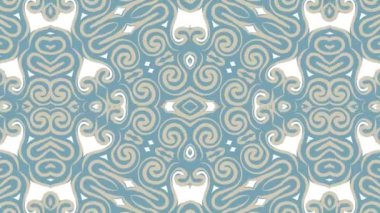 Kaleydoskop sorunsuz döngü sıra mandala desenler çok renkli hareketli grafik arka plan soyut. Yoga için ideal, kulüpleri, gösterir