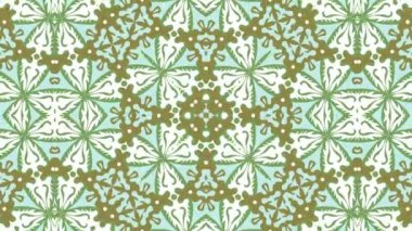 Kaleydoskop sorunsuz döngü sıra mandala desenler çok renkli hareketli grafik arka plan soyut. Yoga için ideal, kulüpleri, gösterir