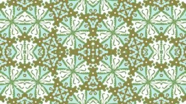 Kaleydoskop sorunsuz döngü sıra mandala desenler çok renkli hareketli grafik arka plan soyut. Yoga için ideal, kulüpleri, gösterir