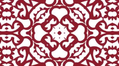 Kaleydoskop sorunsuz döngü sıra mandala desenler çok renkli hareketli grafik arka plan soyut. Yoga için ideal, kulüpleri, gösterir