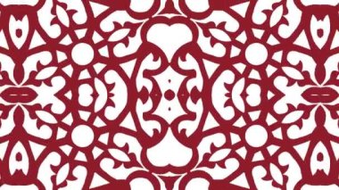 Kaleydoskop sorunsuz döngü sıra mandala desenler çok renkli hareketli grafik arka plan soyut. Yoga için ideal, kulüpleri, gösterir