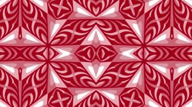 Kaleydoskop sorunsuz döngü sıra mandala desenler çok renkli hareketli grafik arka plan soyut. Yoga için ideal, kulüpleri, gösterir