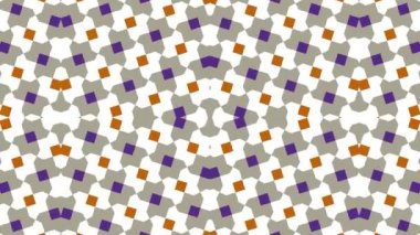Kaleydoskop sorunsuz döngü sıra mandala desenler çok renkli hareketli grafik arka plan soyut. Yoga için ideal, kulüpleri, gösterir