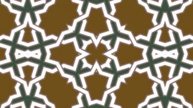 Kaleydoskop sorunsuz döngü sıra mandala desenler çok renkli hareketli grafik arka plan soyut. Yoga için ideal, kulüpleri, gösterir
