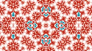 Kaleydoskop sorunsuz döngü sıra mandala desenler çok renkli hareketli grafik arka plan soyut. Yoga için ideal, kulüpleri, gösterir