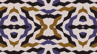 Kaleydoskop sorunsuz döngü sıra mandala desenler çok renkli hareketli grafik arka plan soyut. Yoga için ideal, kulüpleri, gösterir