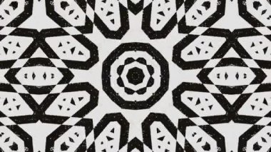 Kaleydoskop sorunsuz döngü sıra mandala desenler çok renkli hareketli grafik arka plan soyut. Yoga için ideal, kulüpleri, gösterir