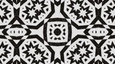 Kaleydoskop sorunsuz döngü sıra mandala desenler çok renkli hareketli grafik arka plan soyut. Yoga için ideal, kulüpleri, gösterir