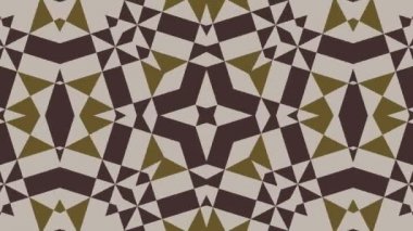 Kaleydoskop sorunsuz döngü sıra mandala desenler çok renkli hareketli grafik arka plan soyut. Yoga için ideal, kulüpleri, gösterir