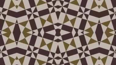 Kaleydoskop sorunsuz döngü sıra mandala desenler çok renkli hareketli grafik arka plan soyut. Yoga için ideal, kulüpleri, gösterir