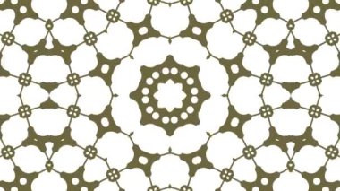 Kaleydoskop sorunsuz döngü sıra mandala desenler çok renkli hareketli grafik arka plan soyut. Yoga için ideal, kulüpleri, gösterir