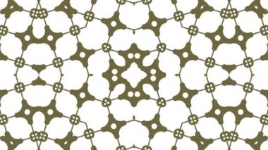 Kaleydoskop sorunsuz döngü sıra mandala desenler çok renkli hareketli grafik arka plan soyut. Yoga için ideal, kulüpleri, gösterir