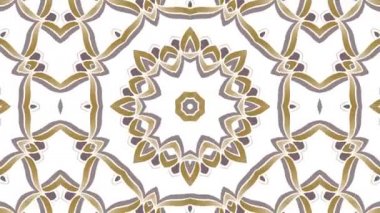 Kaleydoskop sorunsuz döngü sıra mandala desenler çok renkli hareketli grafik arka plan soyut. Yoga için ideal, kulüpleri, gösterir