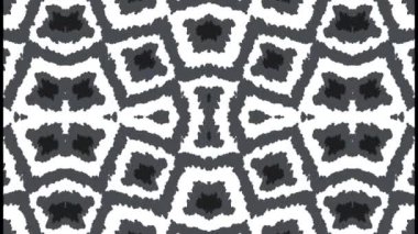 Kaleydoskop sorunsuz döngü sıra mandala desenler çok renkli hareketli grafik arka plan soyut. Yoga için ideal, kulüpleri, gösterir