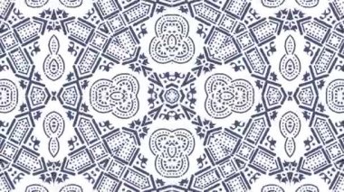 Kaleydoskop sorunsuz döngü sıra mandala desenler çok renkli hareketli grafik arka plan soyut. Yoga için ideal, kulüpleri, gösterir