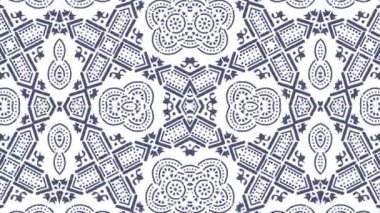 Kaleydoskop sorunsuz döngü sıra mandala desenler çok renkli hareketli grafik arka plan soyut. Yoga için ideal, kulüpleri, gösterir