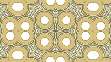 Kaleydoskop sorunsuz döngü sıra mandala desenler çok renkli hareketli grafik arka plan soyut. Yoga için ideal, kulüpleri, gösterir