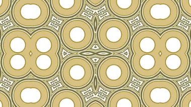 Kaleydoskop sorunsuz döngü sıra mandala desenler çok renkli hareketli grafik arka plan soyut. Yoga için ideal, kulüpleri, gösterir