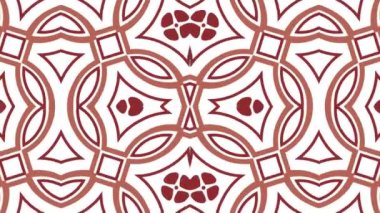 Kaleydoskop sorunsuz döngü sıra mandala desenler çok renkli hareketli grafik arka plan soyut. Yoga için ideal, kulüpleri, gösterir