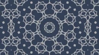 Kaleydoskop sorunsuz döngü sıra mandala desenler çok renkli hareketli grafik arka plan soyut. Yoga için ideal, kulüpleri, gösterir