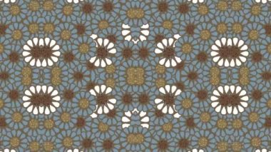 Kaleydoskop sorunsuz döngü sıra mandala desenler çok renkli hareketli grafik arka plan soyut. Yoga için ideal, kulüpleri, gösterir