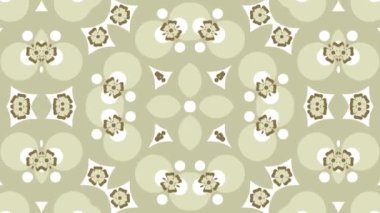 Kaleydoskop sorunsuz döngü sıra mandala desenler çok renkli hareketli grafik arka plan soyut. Yoga için ideal, kulüpleri, gösterir