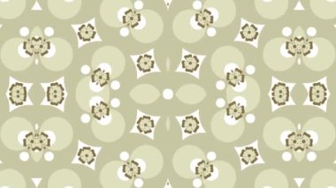 Kaleydoskop sorunsuz döngü sıra mandala desenler çok renkli hareketli grafik arka plan soyut. Yoga için ideal, kulüpleri, gösterir