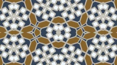 Kaleydoskop sorunsuz döngü sıra mandala desenler çok renkli hareketli grafik arka plan soyut. Yoga için ideal, kulüpleri, gösterir