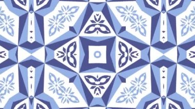 Kaleydoskop sorunsuz döngü sıra mandala desenler çok renkli hareketli grafik arka plan soyut. Yoga için ideal, kulüpleri, gösterir