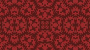 Kaleydoskop sorunsuz döngü sıra mandala desenler çok renkli hareketli grafik arka plan soyut. Yoga için ideal, kulüpleri, gösterir