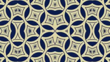 Kaleydoskop sorunsuz döngü sıra mandala desenler çok renkli hareketli grafik arka plan soyut. Yoga için ideal, kulüpleri, gösterir