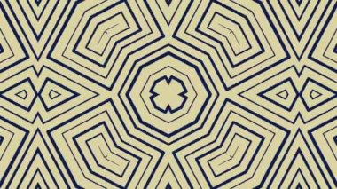 Kaleydoskop sorunsuz döngü sıra mandala desenler çok renkli hareketli grafik arka plan soyut. Yoga için ideal, kulüpleri, gösterir