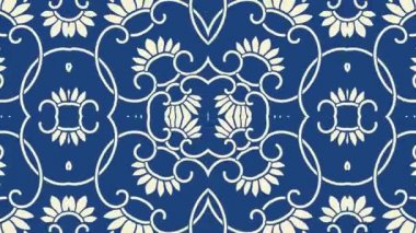 Kaleydoskop sorunsuz döngü sıra mandala desenler çok renkli hareketli grafik arka plan soyut. Yoga için ideal, kulüpleri, gösterir