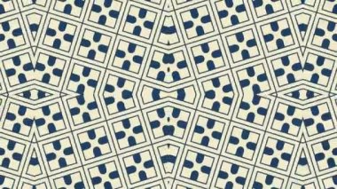 Kaleydoskop sorunsuz döngü sıra mandala desenler çok renkli hareketli grafik arka plan soyut. Yoga için ideal, kulüpleri, gösterir