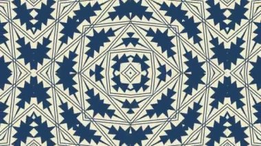 Kaleydoskop sorunsuz döngü sıra mandala desenler çok renkli hareketli grafik arka plan soyut. Yoga için ideal, kulüpleri, gösterir