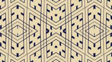 Kaleydoskop sorunsuz döngü sıra mandala desenler çok renkli hareketli grafik arka plan soyut. Yoga için ideal, kulüpleri, gösterir