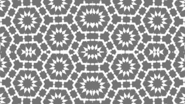 Kaleydoskop sorunsuz döngü sıra mandala desenler çok renkli hareketli grafik arka plan soyut. Yoga için ideal, kulüpleri, gösterir