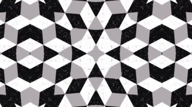 Kaleydoskop sorunsuz döngü sıra mandala desenler çok renkli hareketli grafik arka plan soyut. Yoga için ideal, kulüpleri, gösterir