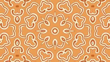 Kaleydoskop sorunsuz döngü sıra mandala desenler çok renkli hareketli grafik arka plan soyut. Yoga için ideal, kulüpleri, gösterir