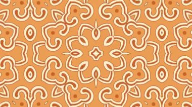 Kaleydoskop sorunsuz döngü sıra mandala desenler çok renkli hareketli grafik arka plan soyut. Yoga için ideal, kulüpleri, gösterir