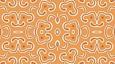 Kaleydoskop sorunsuz döngü sıra mandala desenler çok renkli hareketli grafik arka plan soyut. Yoga için ideal, kulüpleri, gösterir