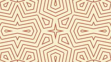 Kaleydoskop sorunsuz döngü sıra mandala desenler çok renkli hareketli grafik arka plan soyut. Yoga için ideal, kulüpleri, gösterir